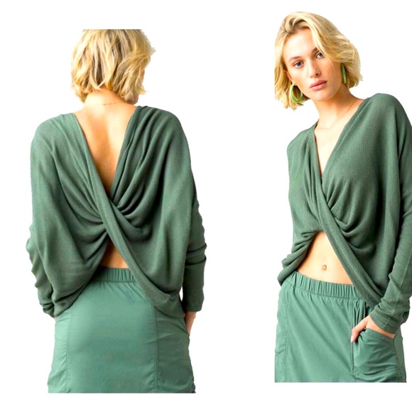 Prana Tops - pRana Womens Narcisso Multiwear Sweater Drape NWOT